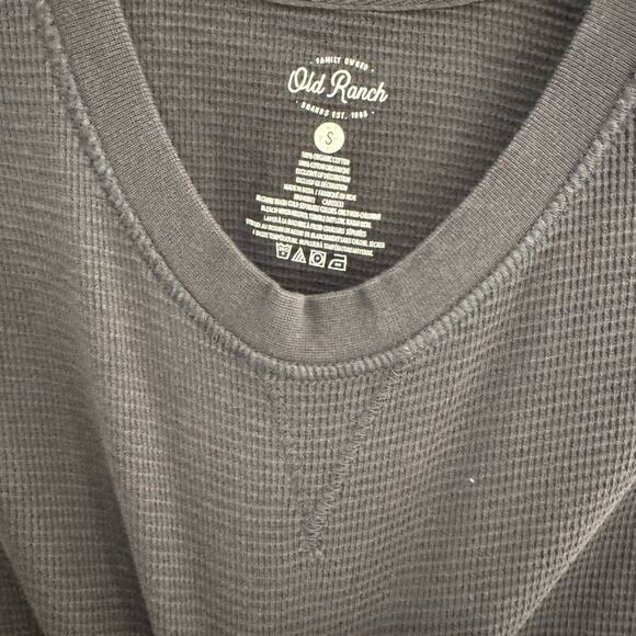 Old Ranch Men’s Waffle Knit Long Sleeve Shirt NWT | Navy | Size Small - Picture 2 of 9